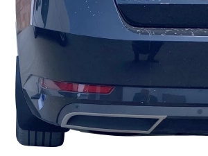 Хром накладки на задний диффузор Skoda Superb III (3V; 15-24) - Carmos 4