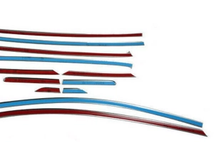 Хром верхние молдинги окон Ford Kuga II (13-19) 4