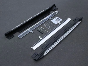 Пороги боковые Mercedes GLA X156 (13-20) - оригинал стиль 5