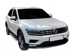Пороги боковые VW Tiguan II (16-23) - Premium серия 3