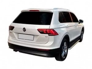 Пороги боковые VW Tiguan II (16-23) - Premium серия 4