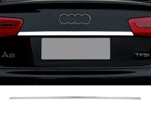 Хром накладка над номером Audi A6 C7 (14-18) Sedan