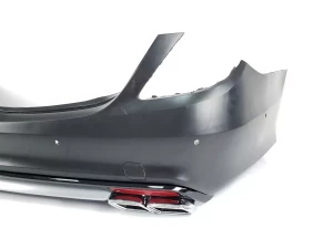 Бампер задній Mercedes S W222 (14-17) - S63 AMG (з насадками) 4