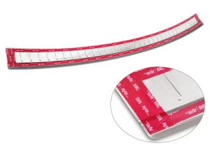 Накладка на задний бампер Porsche Macan I (95B; 14-26) - Avisa (серебряная) 2