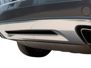 Накладка заднего бампера VW Touareg II (7P; 10-18) 4