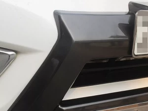 Накладка на передний бампер Nissan Navara/NP300 (15-) - ABS 3