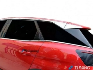 Хром нижние молдинги окон Peugeot 3008 II (P84; 17-) 4