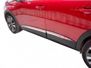 Хром молдинги на двері Peugeot 3008 II (P84; 17-) 3