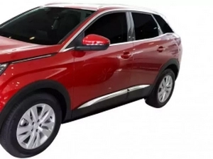 Хром молдинги на двері Peugeot 3008 II (P84; 17-) 4