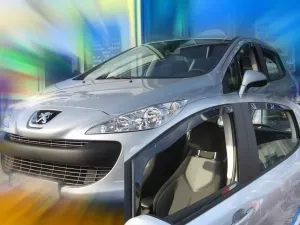 Дефлектори вікон Peugeot 308 I (T7; 07-13) 5D Htb - Heko (вставні) 4