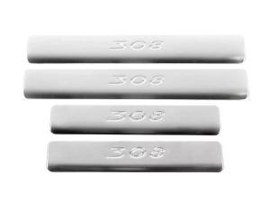 Накладки на пороги Peugeot 308 I (T7; 07-13) 5D - Omsa