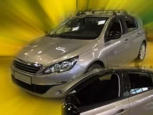 Дефлектори вікон Peugeot 308 II (T9; 13-21) Htb - Heko (вставні) 3