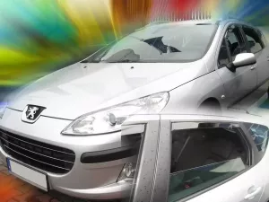 Дефлектори вікон Peugeot 407 (05-11) Універсал - Heko (вставні) 4