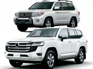 Рестайлінг обвісу Toyota LC 200 (07-21) до LC 300