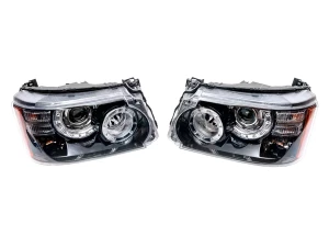 Фары передние Range Rover Sport I (L320; 10-13) - чёрные 3