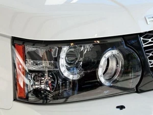 Фары передние Range Rover Sport I (L320; 10-13) - чёрные 7