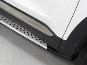 Пороги боковые Hyundai Santa Fe IV (TM; 19-23) - BMW стиль 2