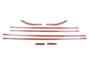 Хром нижние молдинги окон Ford Mondeo Mk5 (14-22) Sedan 4