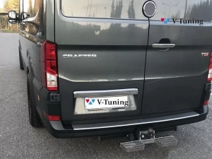 Хром накладки на ручки VW Crafter II (17-) - на 4 ручки (под 1 ключ) 4