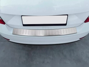Накладка на задний бампер Skoda Fabia III (14-21) Htb, Sedan - Omsa 4