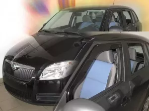 Дефлекторы окон Skoda Fabia II (5J; 08-14) Универсал - Heko (вставные) 4