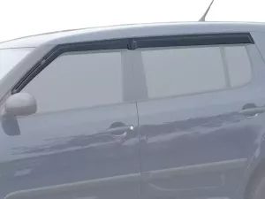 Дефлектори вікон Skoda Fabia II (5J; 07-14) Htb - Hic (накладні)