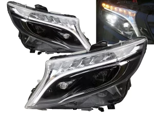 Фары Mercedes Vito III W447 (14-) - LED V-Class стиль
