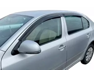 Дефлектори вікон Skoda Octavia II (A5; 04-12) Liftback - Hic (накладні) 3