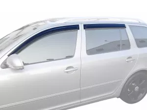 Дефлектори вікон Skoda Octavia II (A5; 05-13) Універсал - Hic (накладні)