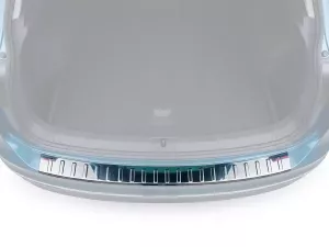 Накладка на задний бампер VW Tiguan II / Allspace (16-23) - Carmos