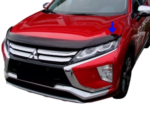 Дефлектор капота Mitsubishi Eclipse Cross (18-) - Hic (акрил)