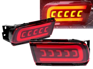 Габарити заднього бампера Toyota LC J150 Prado IV (18-23)