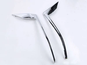 Хром реснички на диодные фары Toyota LC J150 Prado IV (18-23) 7