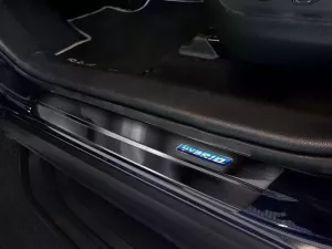 Накладки на пороги Toyota Rav4 V (XA50; 19-) - Avisa (чорні) 2