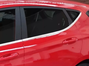 Хром нижние молдинги окон Ford Fiesta Mk8 (17-23) Htb 8