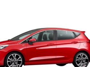 Хром верхние молдинги окон Ford Fiesta Mk8 (17-23) Htb 4