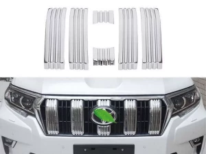 Хром накладки на решітку Toyota LC 150 Prado IV (17-23)