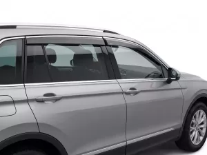 Дефлекторы окон VW Tiguan II (16-23) SWB - Niken (хром молдинг) 4