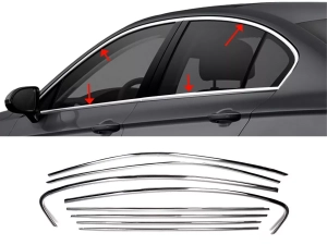 Хром полные молдинги окон VW Passat B8 (15-22) Sedan