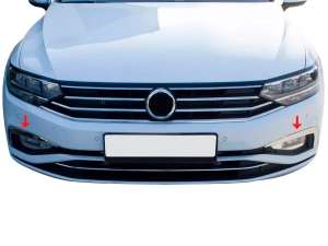 Хром накладки на противотуманки VW Passat B8.5 (19-22) - Carmos 4