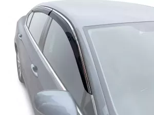 Дефлекторы окон VW Passat B8 (3G; 15-22) Sedan - Niken (с хром молдингом)