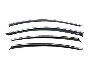 Дефлекторы окон VW Passat B8 (3G; 15-22) Sedan - Niken (с хром молдингом) 2