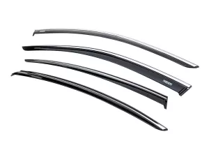 Дефлекторы окон VW Passat B8 (3G; 15-22) Sedan - Niken (с хром молдингом) 3