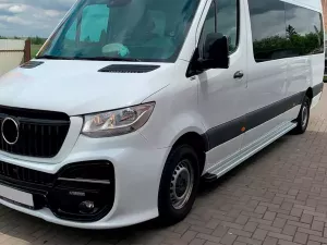 Пороги боковые Mercedes Sprinter W907 (19-) - Maya Grey 6