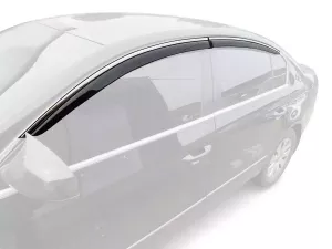 Дефлектори вікон VW Passat B6/B7 (3C; 11-15) Sedan - Niken (з хром молдингом)