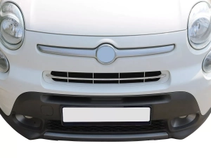 Хром накладка на передній бампер Fiat 500X (15-18) 5