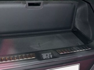 Хром накладки на поріг багажника Renault Kadjar (15-19) - глянцеві 4