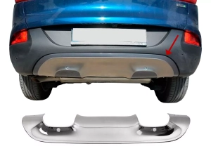 Хром накладка на задній дифузор Renault Kadjar (15-22)