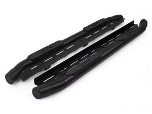 Пороги боковые Nissan Navara NP300 (D23; 15-) - Amazon Black