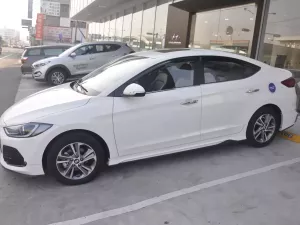 Дефлекторы окон Hyundai Elantra VI (AD; 16-20) Sd - Hic (накладные) 5